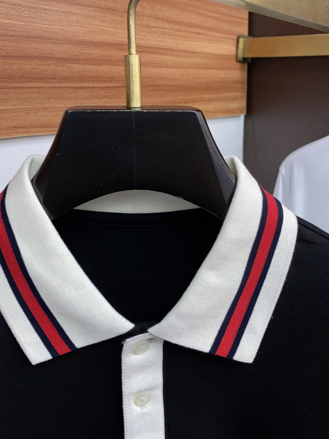  古奇 2025ss新品时尚休闲立领单穿商务休闲高档羊毛材质长袖翻领Polo 舒适保暖！抗起球👍🏼不刺激