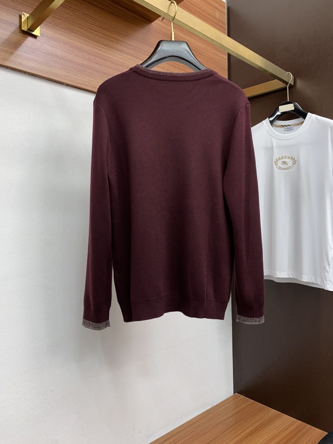 杰尼亚 2025ss新品时尚休闲圆领单穿商务休闲高档精纺纯长袖羊毛毛衣 Polo衫 舒适保暖！抗起球👍🏼