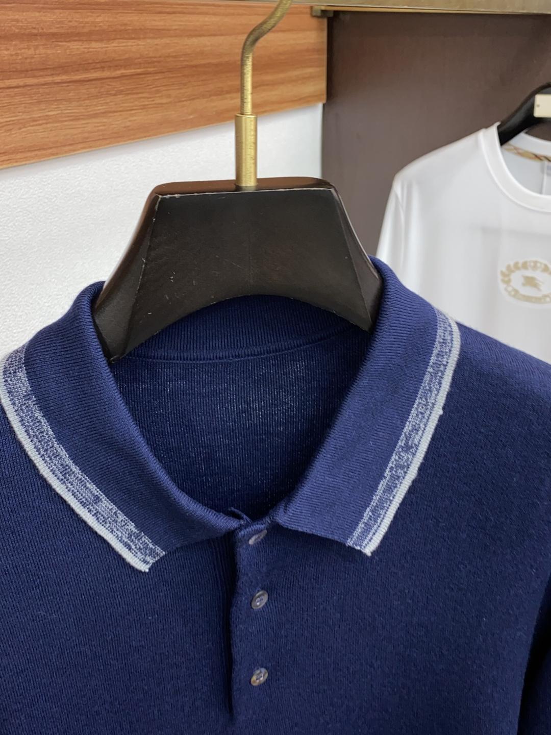 杰尼亚 2025ss新品时尚休闲翻领单穿商务休闲高档精纺纯长袖羊毛毛衣 Polo衫 舒适保暖！抗起球👍🏼