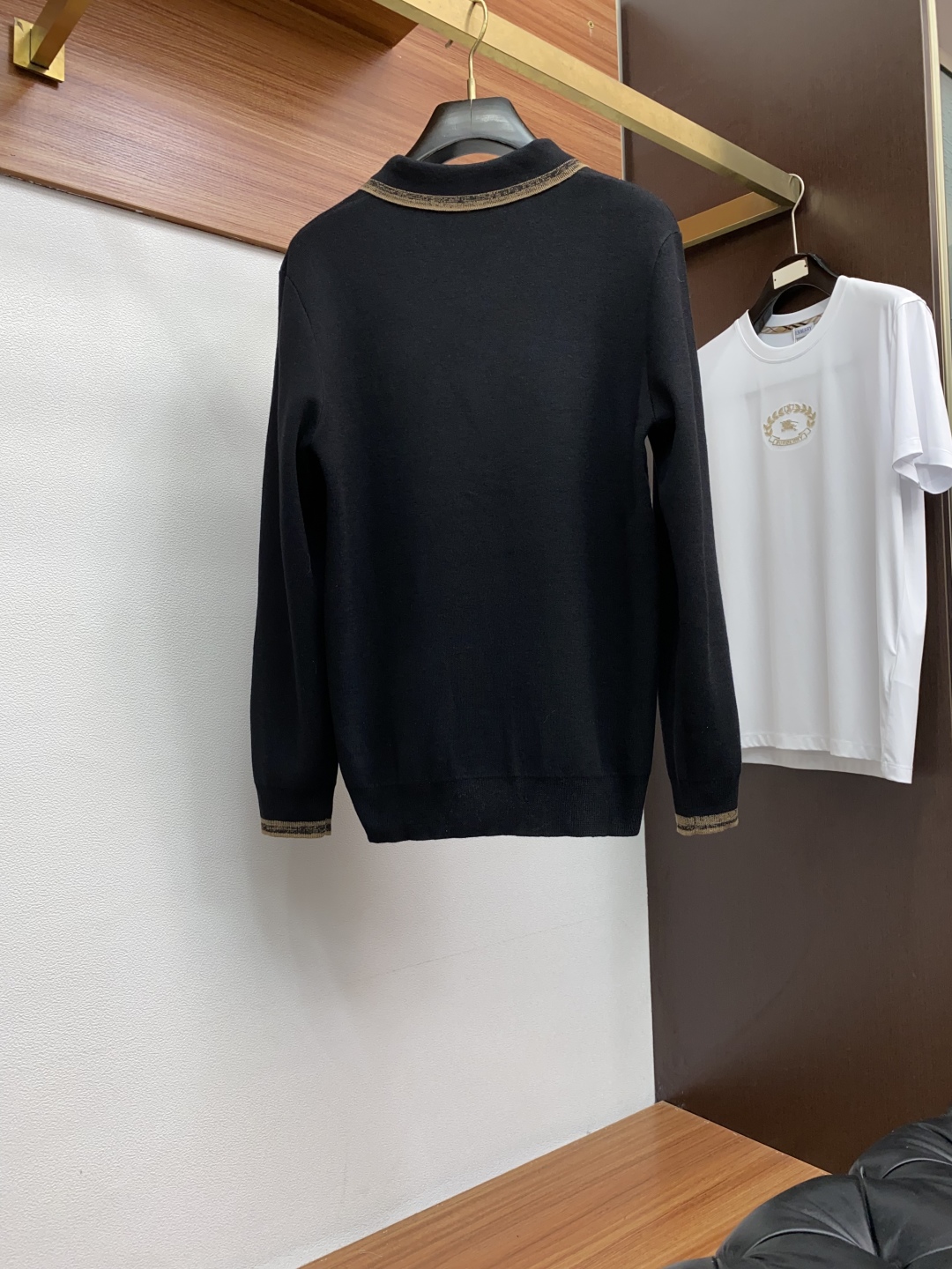 Zegna Long Sleeve Wool Polo Shirt - Luxurious Comfort & Style 10 cmp i1755433535401 2100 0 8