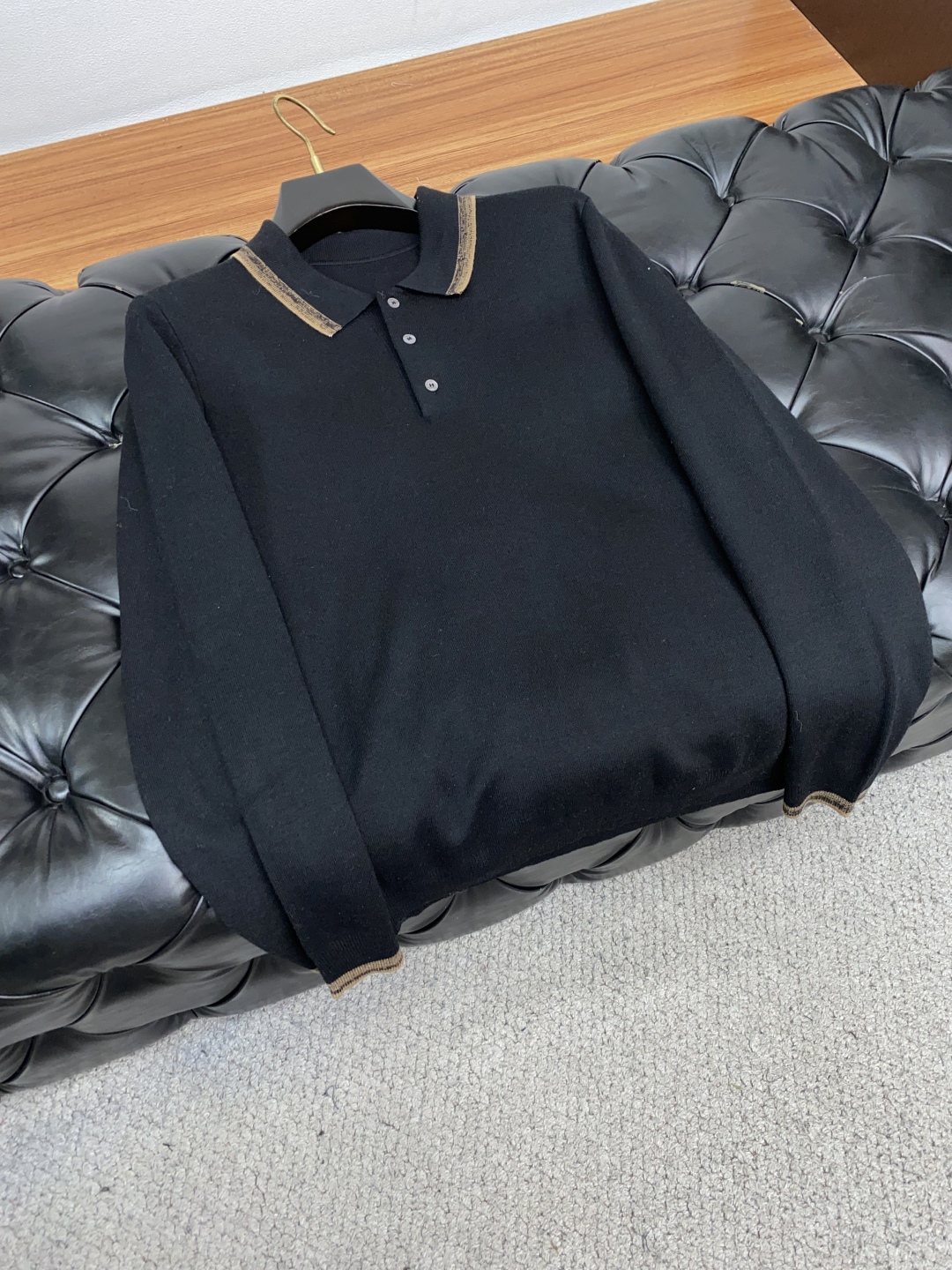 Zegna Long Sleeve Wool Polo Shirt - Luxurious Comfort & Style 8 cmp i1755433727976 4858 0 10