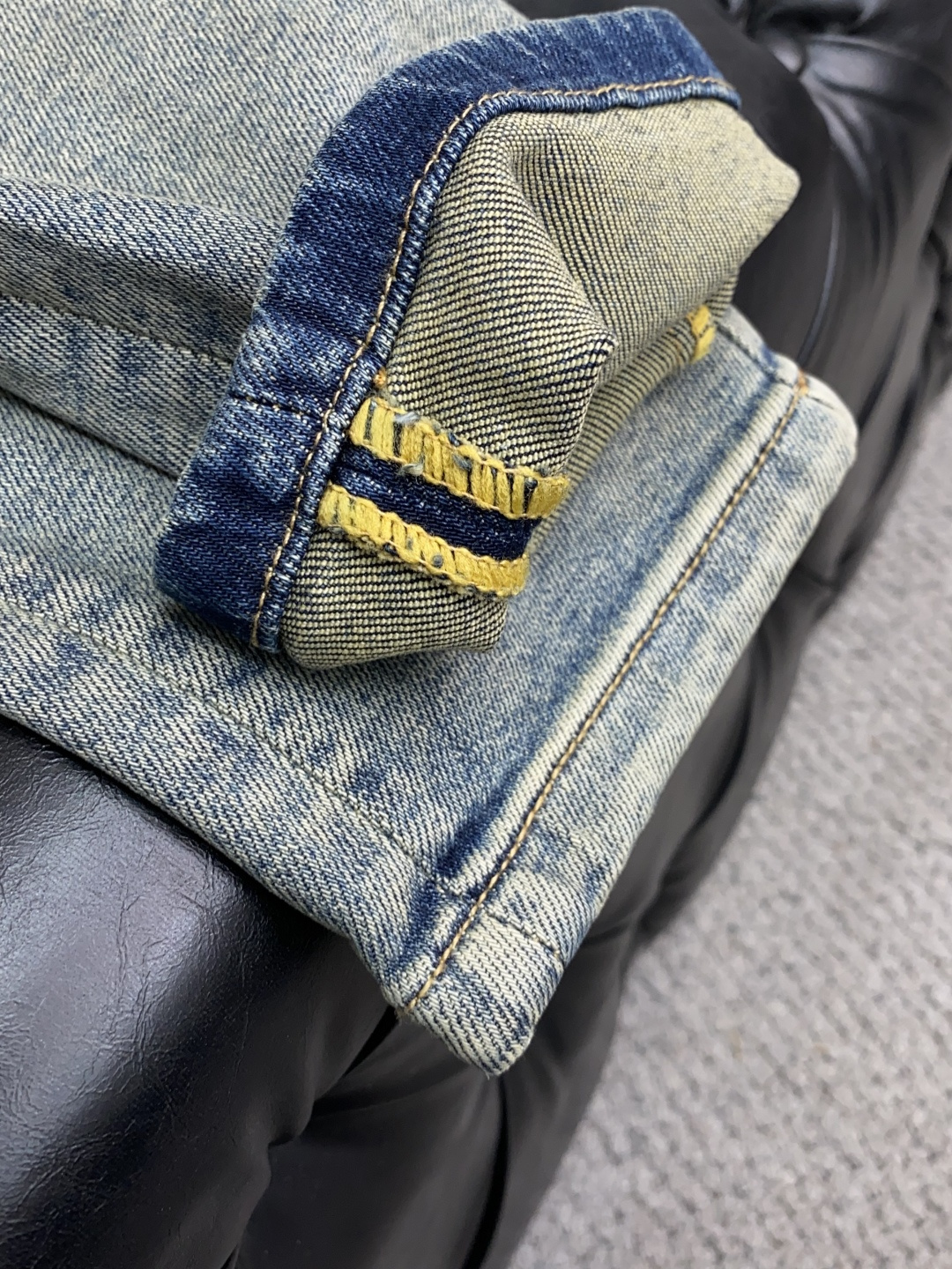  1v路易威登 25男士牛仔裤原厂原布原洗水！进口原版水洗弹力面料，复杂的手工艺叠加，任何一个洗水环节多