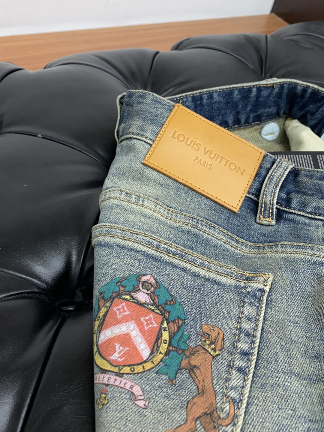  1v路易威登 25男士牛仔裤原厂原布原洗水！进口原版水洗弹力面料，复杂的手工艺叠加，任何一个洗水环节多