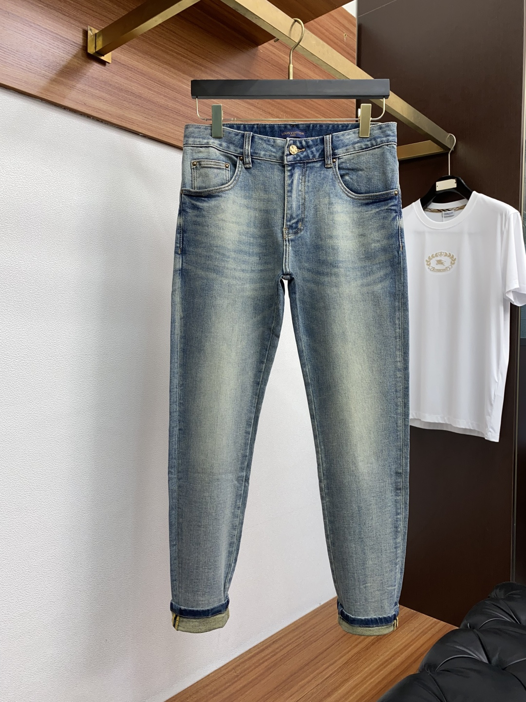  1v路易威登 25男士牛仔裤原厂原布原洗水！进口原版水洗弹力面料，复杂的手工艺叠加，任何一个洗水环节多