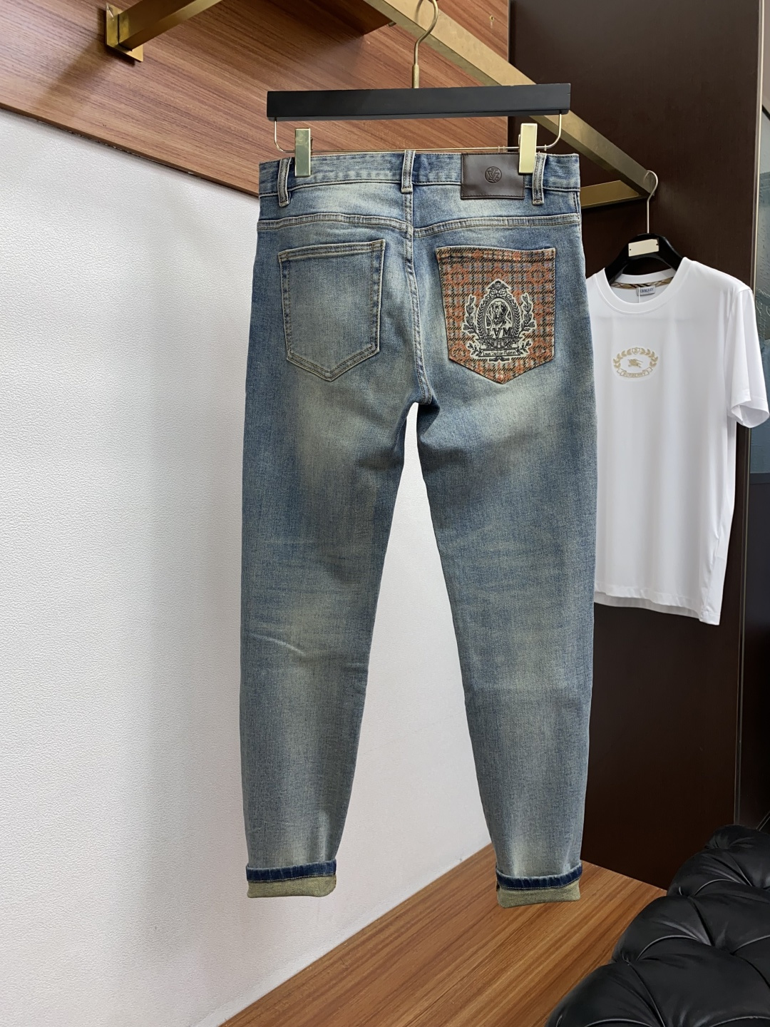  1v路易威登 25男士牛仔裤原厂原布原洗水！进口原版水洗弹力面料，复杂的手工艺叠加，任何一个洗水环节多