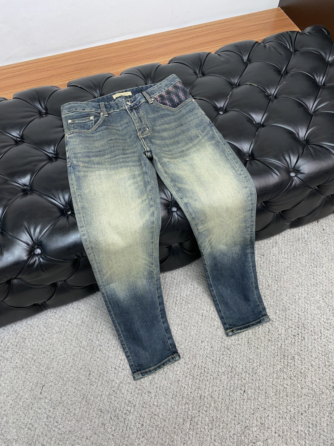  巴宝莉 25男士牛仔裤原厂原布原洗水！进口原版水洗弹力面料，复杂的手工艺叠加，任何一个洗水环节多停留几