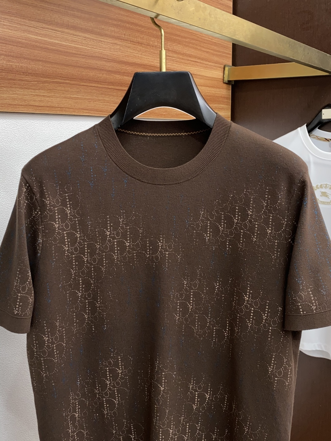  迪奥 家族男士高端简约圆领翻领加厚针织毛衣短袖 ，香港洋行渠道货，纯正血统品质，25年秋冬 新款，经典