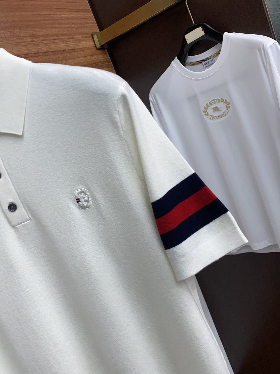  古奇 男士高端简约翻领加厚针织毛衣短袖 ，香港洋行渠道货，纯正血统品质，25年秋冬 新款，经典王牌系列