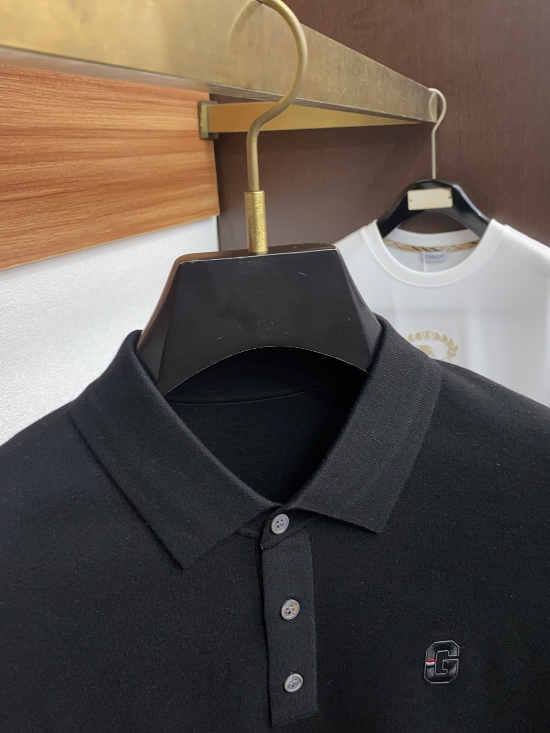  古奇 男士高端简约翻领加厚针织毛衣短袖 ，香港洋行渠道货，纯正血统品质，25年秋冬 新款，经典王牌系列