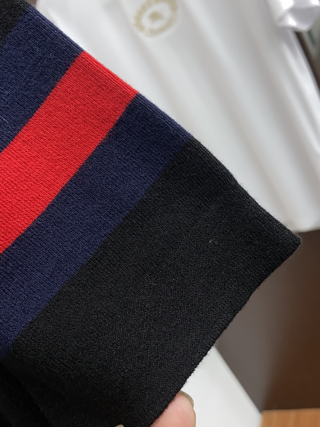  古奇 男士高端简约翻领加厚针织毛衣短袖 ，香港洋行渠道货，纯正血统品质，25年秋冬 新款，经典王牌系列