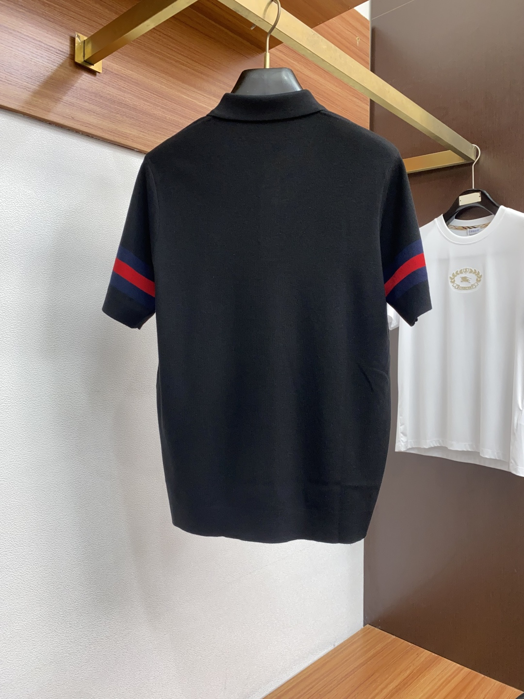  古奇 男士高端简约翻领加厚针织毛衣短袖 ，香港洋行渠道货，纯正血统品质，25年秋冬 新款，经典王牌系列