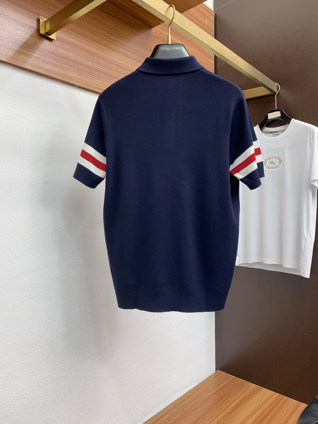  古奇 男士高端简约翻领加厚针织毛衣短袖 ，香港洋行渠道货，纯正血统品质，25年秋冬 新款，经典王牌系列