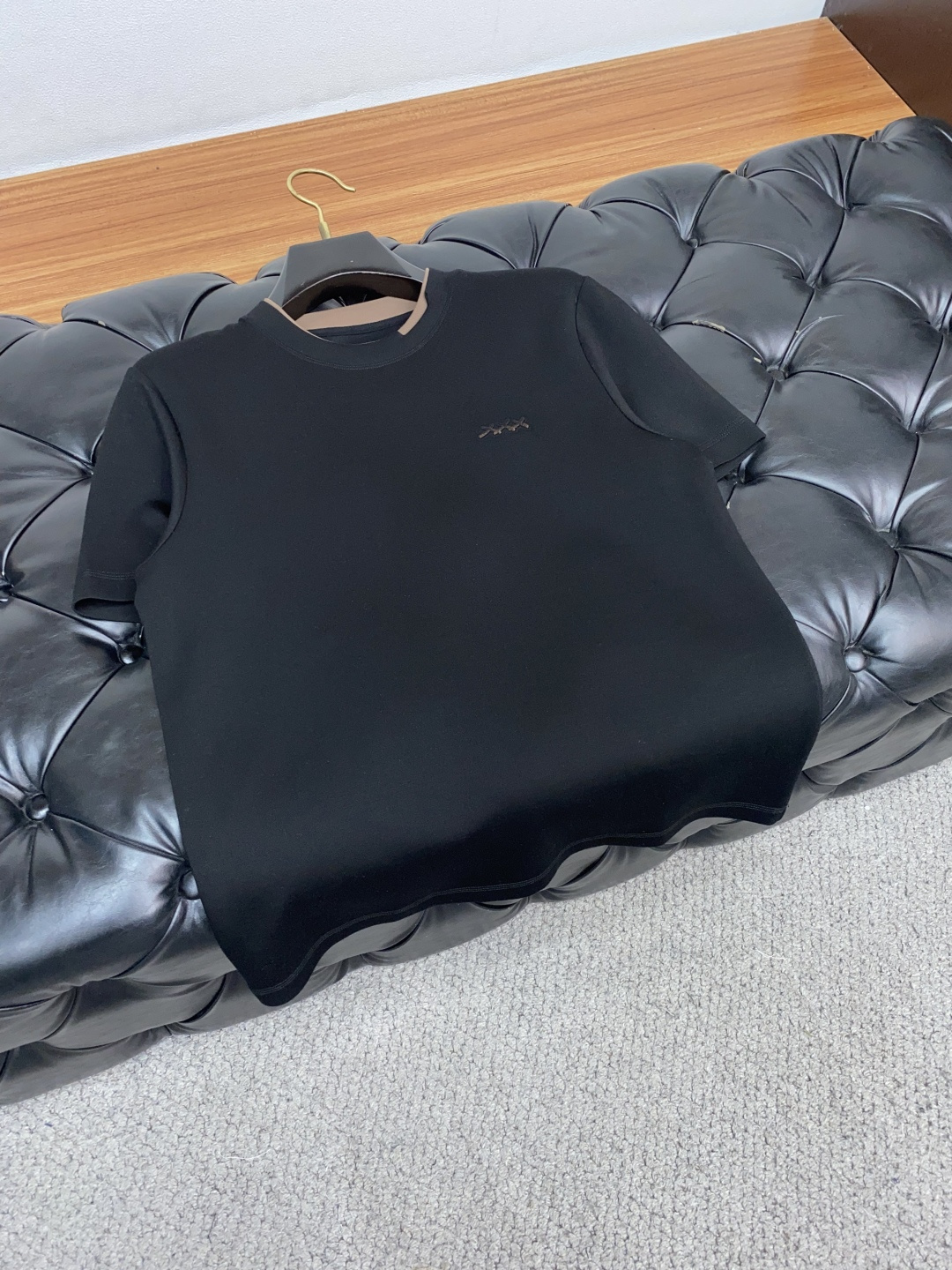  杰尼亚 2025秋冬专柜新款 时尚休闲打底衫短袖T恤，精选莫代尔空气棉 精致原版logo打造，舒适性与