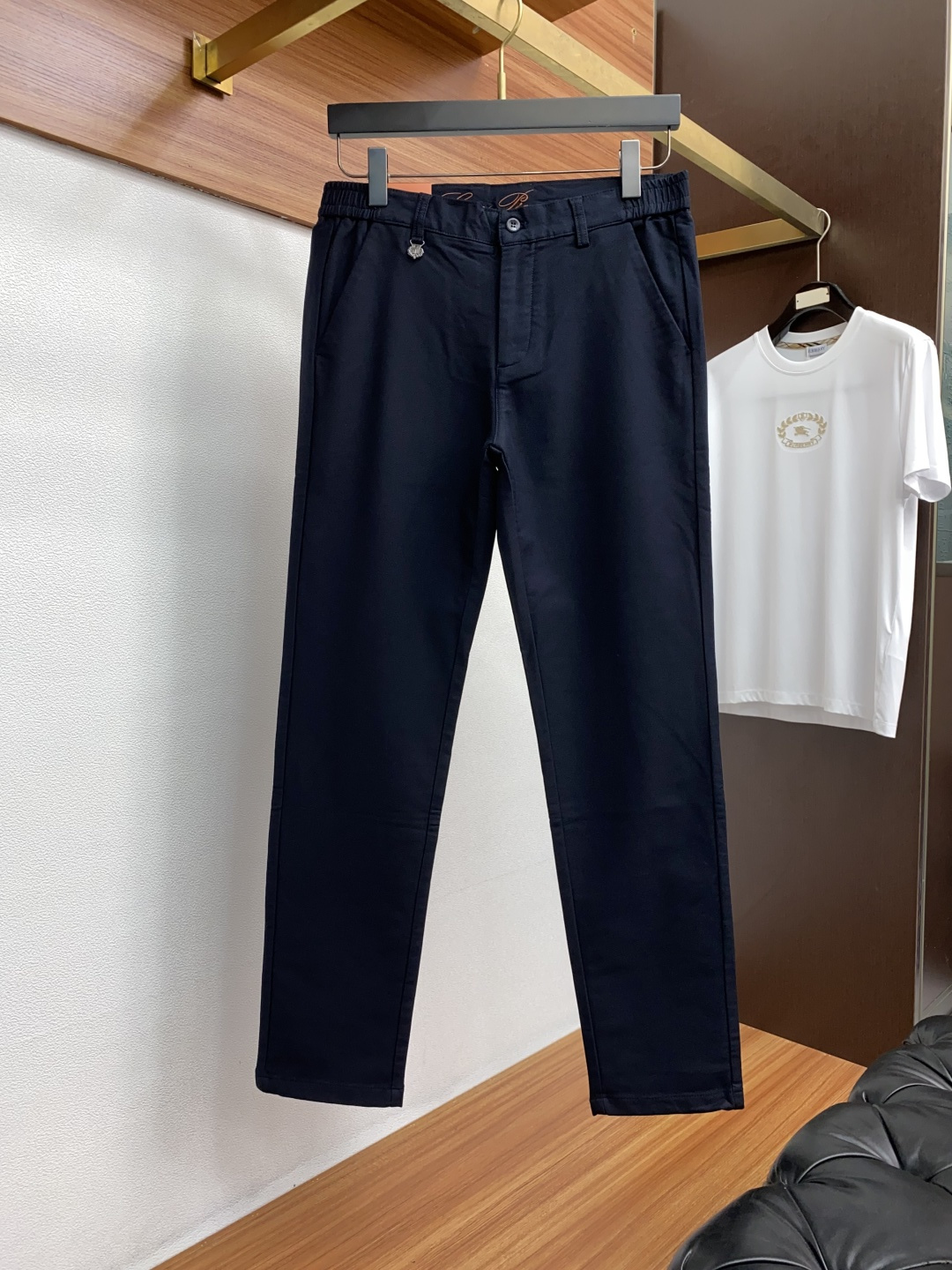 lP🆕 诺悠翩雅 2025秋冬新款男士休闲西装裤商务直筒裤型，腰头弹力（32码脚口18.5CM）定制 高