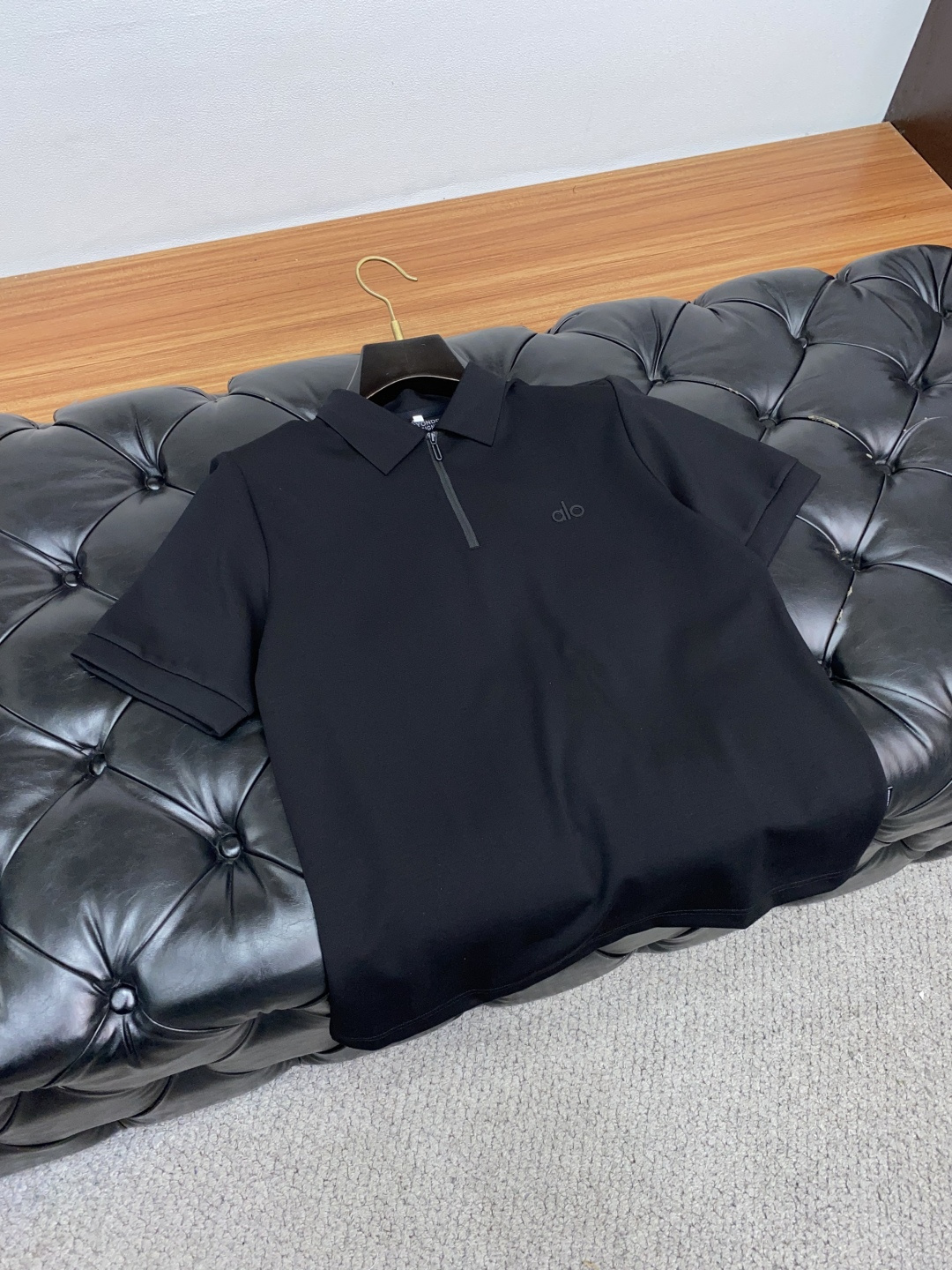  alo 男士高端简约翻领加厚莫代尔空气棉短袖Polo衫 ，香港洋行渠道货，纯正血统品质，25年秋冬 新