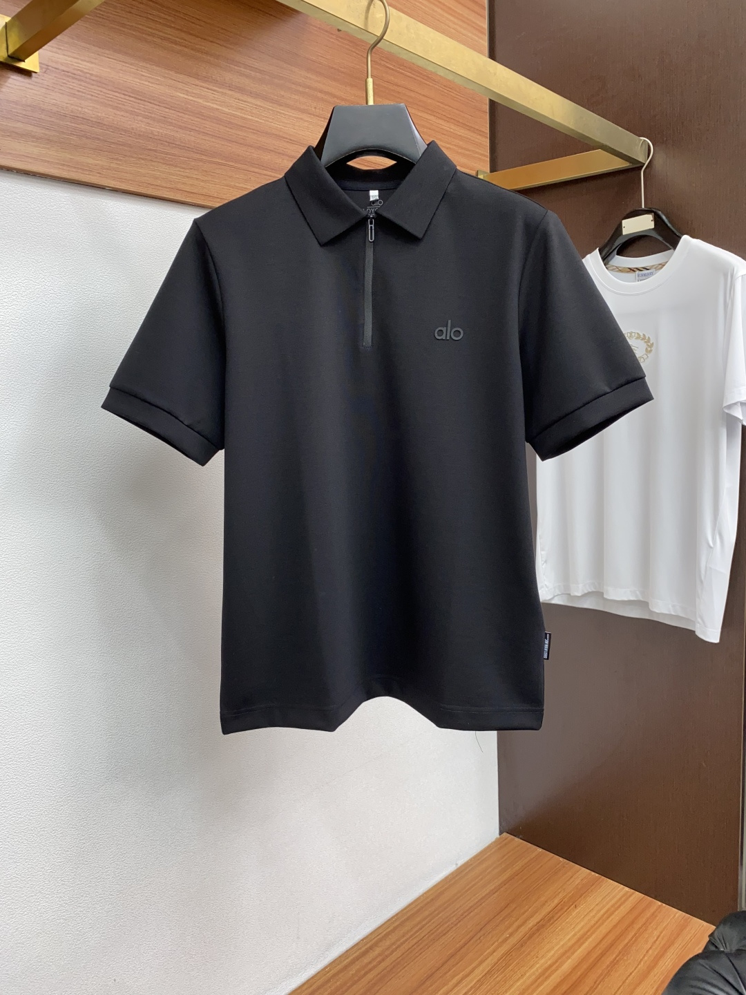  alo 男士高端简约翻领加厚莫代尔空气棉短袖Polo衫 ，香港洋行渠道货，纯正血统品质，25年秋冬 新
