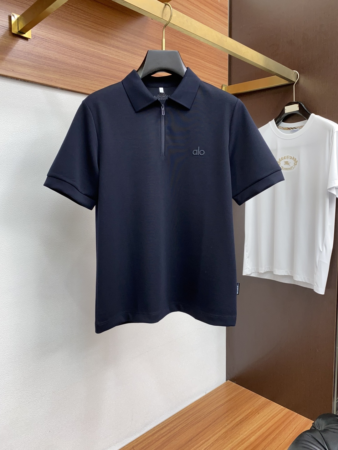  alo 男士高端简约翻领加厚莫代尔空气棉短袖Polo衫 ，香港洋行渠道货，纯正血统品质，25年秋冬 新