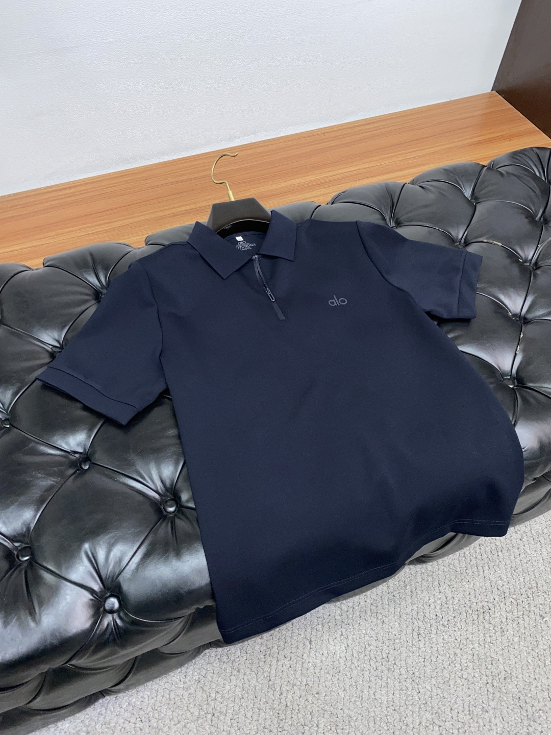  alo 男士高端简约翻领加厚莫代尔空气棉短袖Polo衫 ，香港洋行渠道货，纯正血统品质，25年秋冬 新