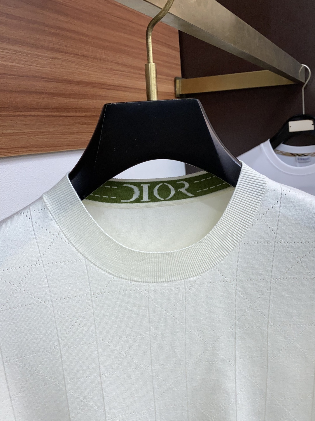  迪奥 男士高端简约圆领加厚针织毛衣短袖 ，香港洋行渠道货，纯正血统品质，25年秋冬 新款，经典王牌系列