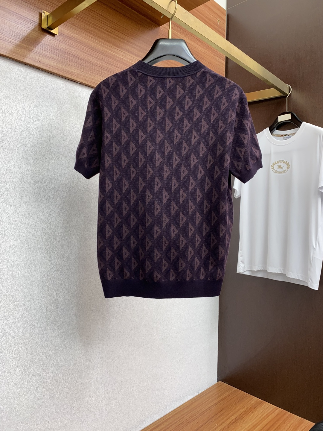  迪奥 男士高端简约圆领加厚针织毛衣短袖 ，香港洋行渠道货，纯正血统品质，25年秋冬 新款，经典王牌系列