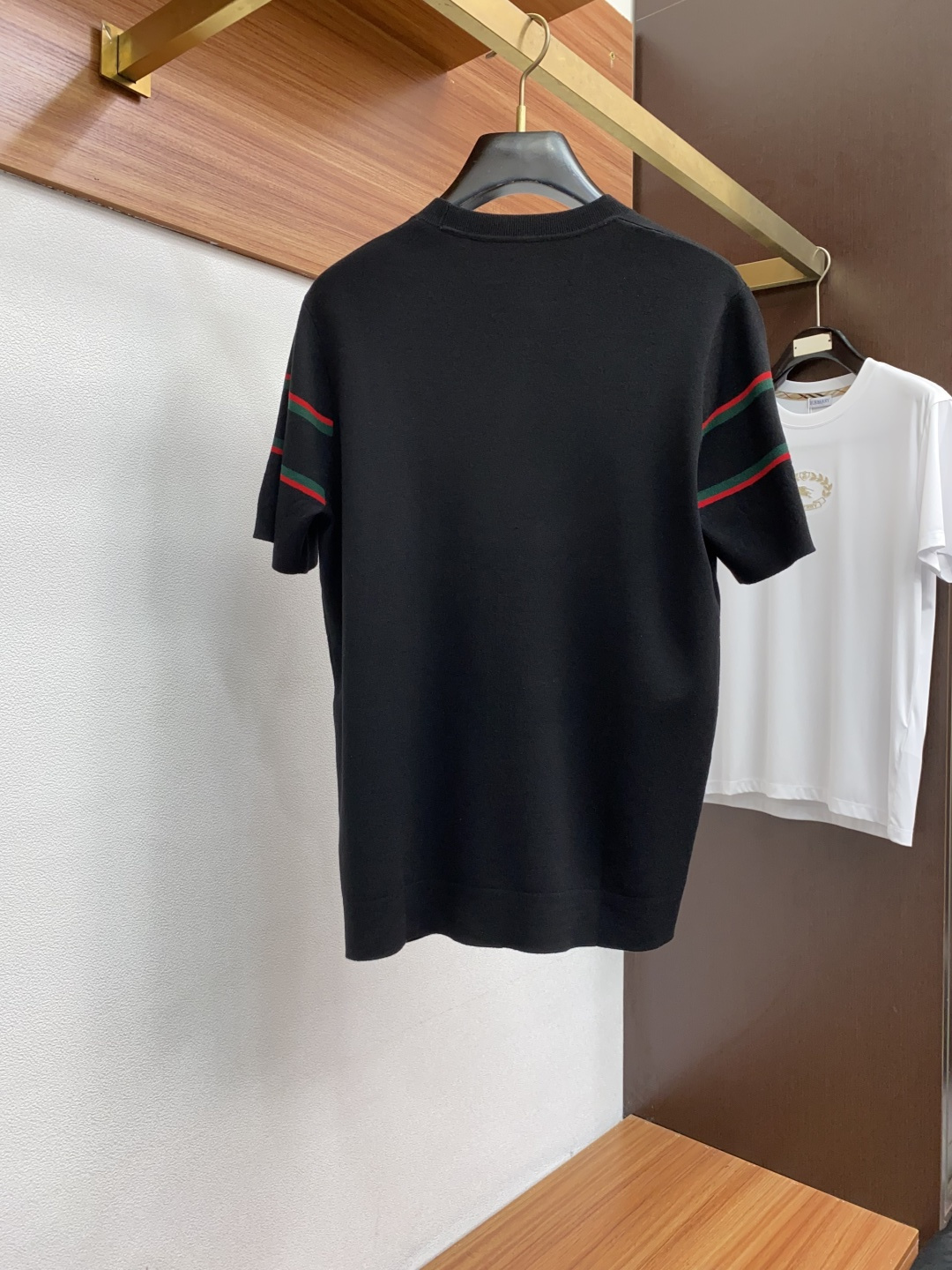  古奇 男士高端简约圆领加厚针织毛衣短袖 ，香港洋行渠道货，纯正血统品质，25年秋冬 新款，经典王牌系列