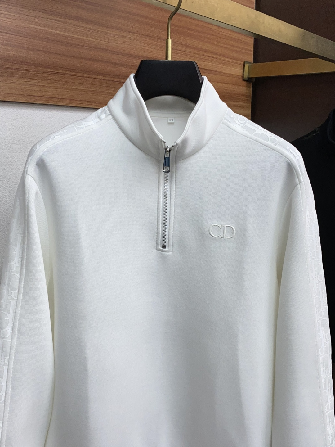 迪奥 25秋冬家族男士高端简约小立领半拉链加厚空气棉长袖 卫衣，香港洋行渠道货，纯正血统品质，25年秋冬