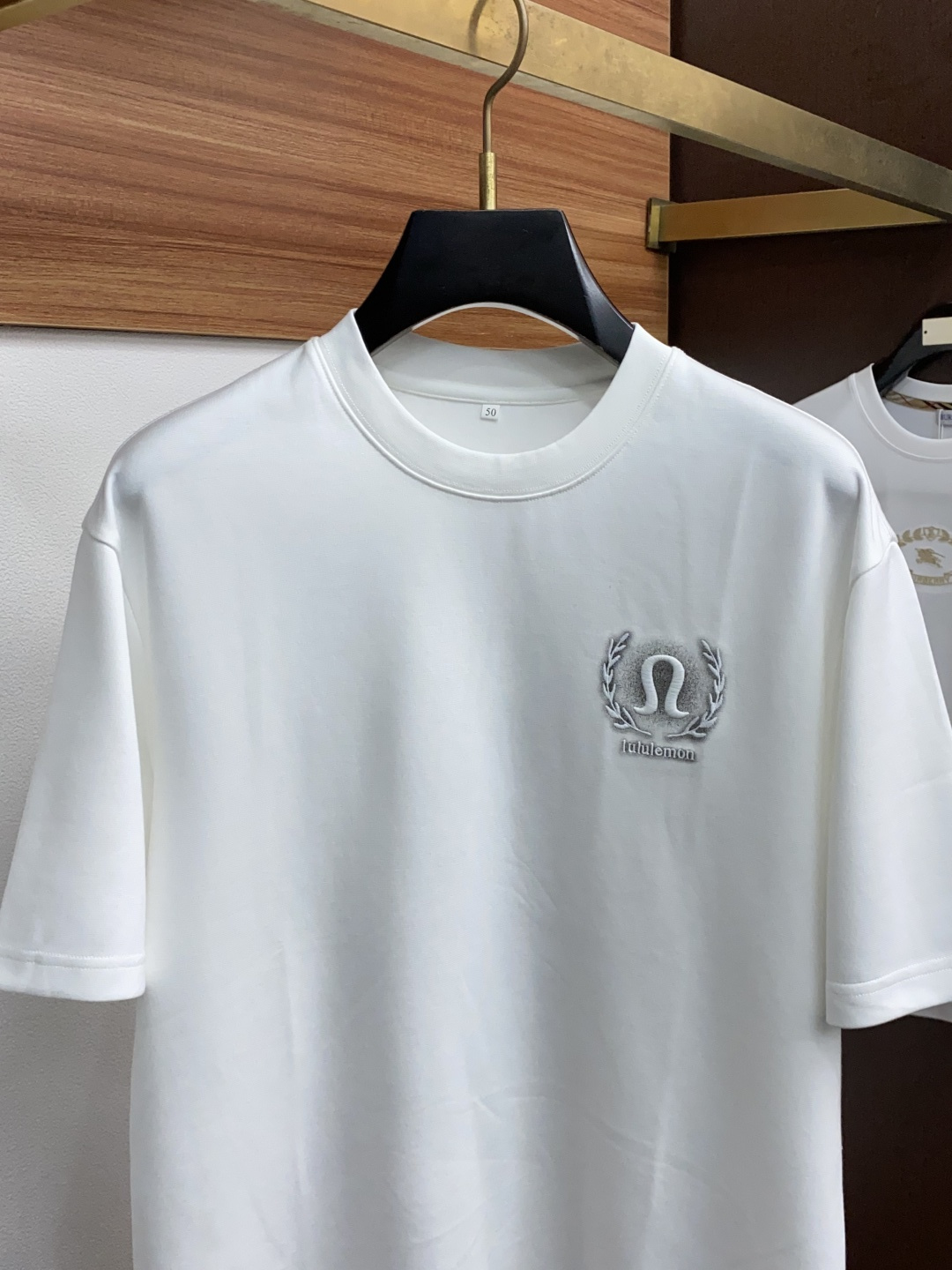 LULU 25秋冬家族男士高端简约圆领加厚空气棉短袖 卫衣，香港洋行渠道货，纯正血统品质，25年秋冬 新