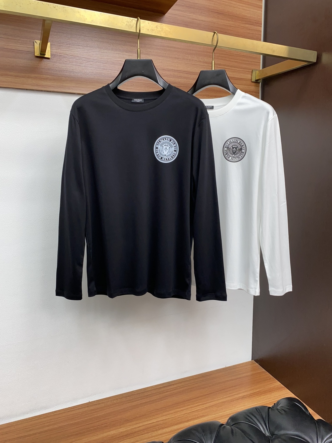 范思哲 25//ss秋冬 独家专供新款原单男士休闲长袖 高奢订制面料新疆长绒棉 绵柔笔挺舒适 高版本 时