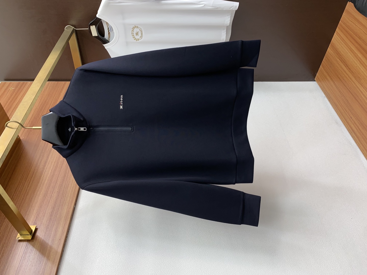 kiton 25秋冬家族男士高端立领长袖卫衣，香港洋行渠道货，纯正血统品质，25年秋冬 新款，经典王牌系