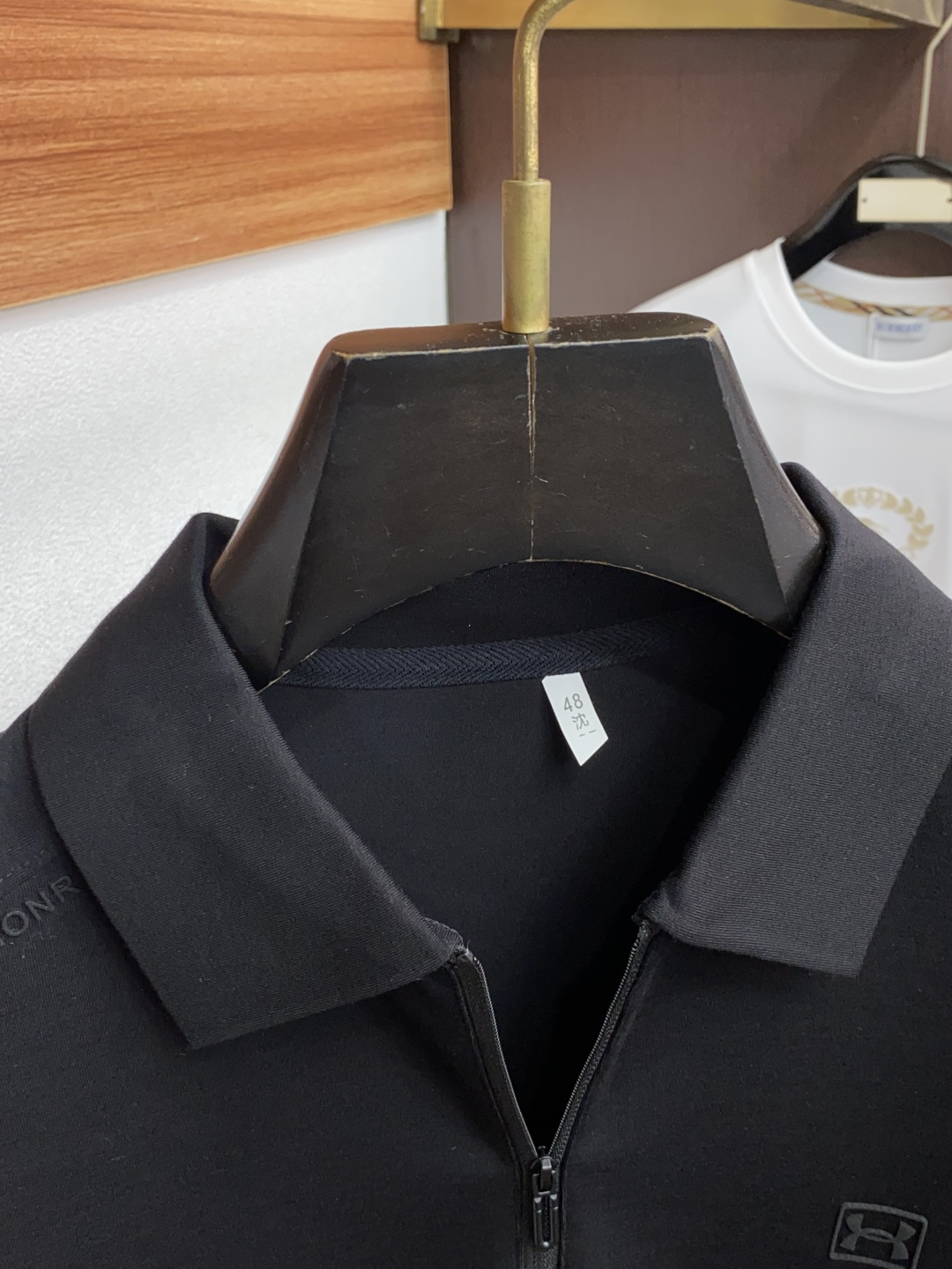 安德玛 男士高端简约翻领精纺莫代尔短袖Polo衫 ，香港洋行渠道货，纯正血统品质，25年秋冬 新款，经典