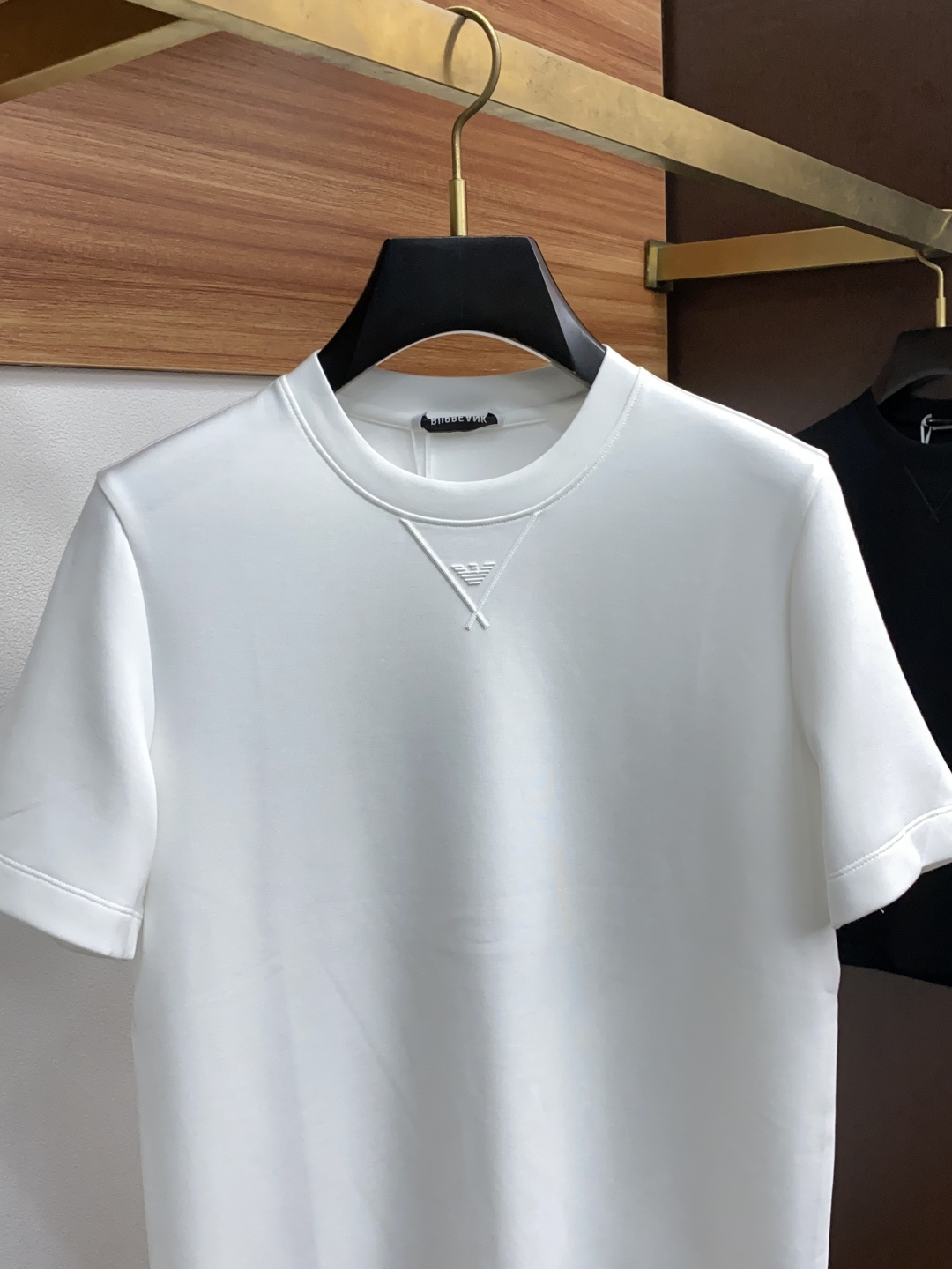 阿玛尼 25秋冬家族男士高端简约圆领加厚空气棉短袖 卫衣，香港洋行渠道货，纯正血统品质，25年秋冬 新款