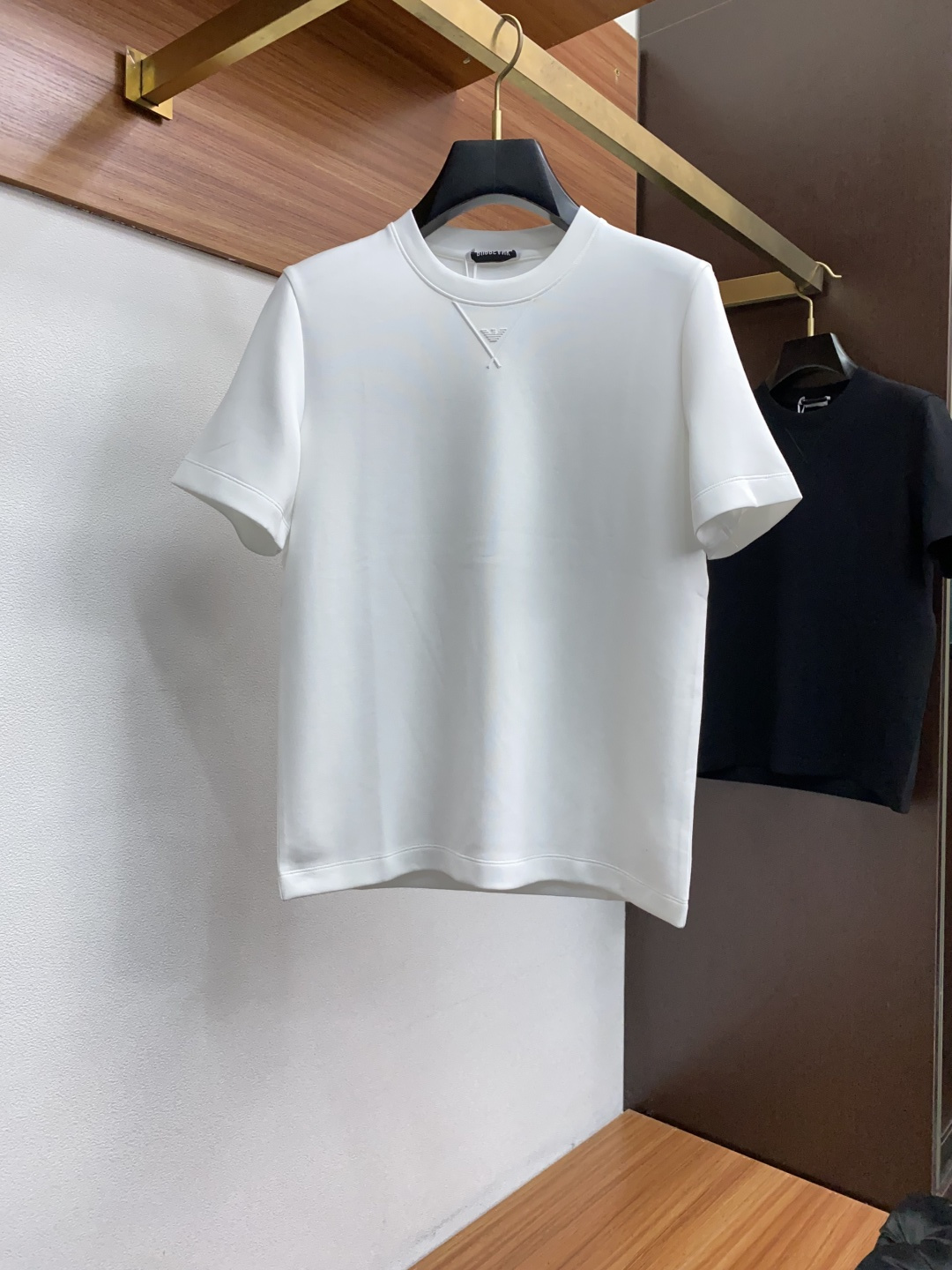 阿玛尼 25秋冬家族男士高端简约圆领加厚空气棉短袖 卫衣，香港洋行渠道货，纯正血统品质，25年秋冬 新款