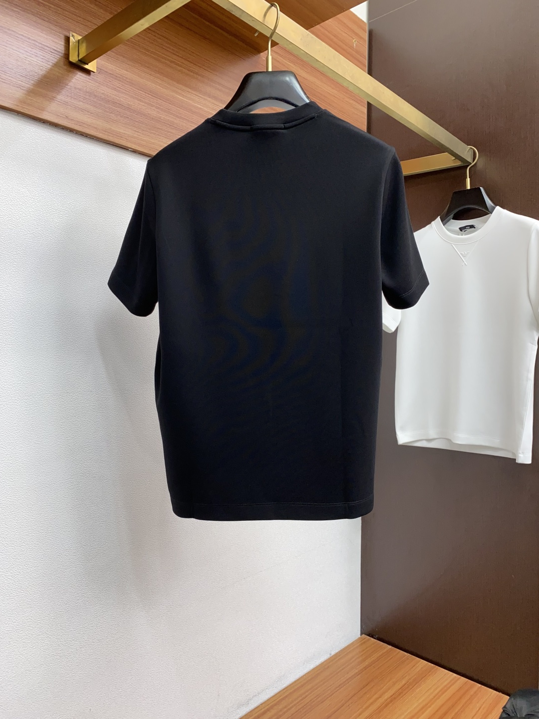 阿玛尼 25秋冬家族男士高端简约圆领加厚空气棉短袖 卫衣，香港洋行渠道货，纯正血统品质，25年秋冬 新款