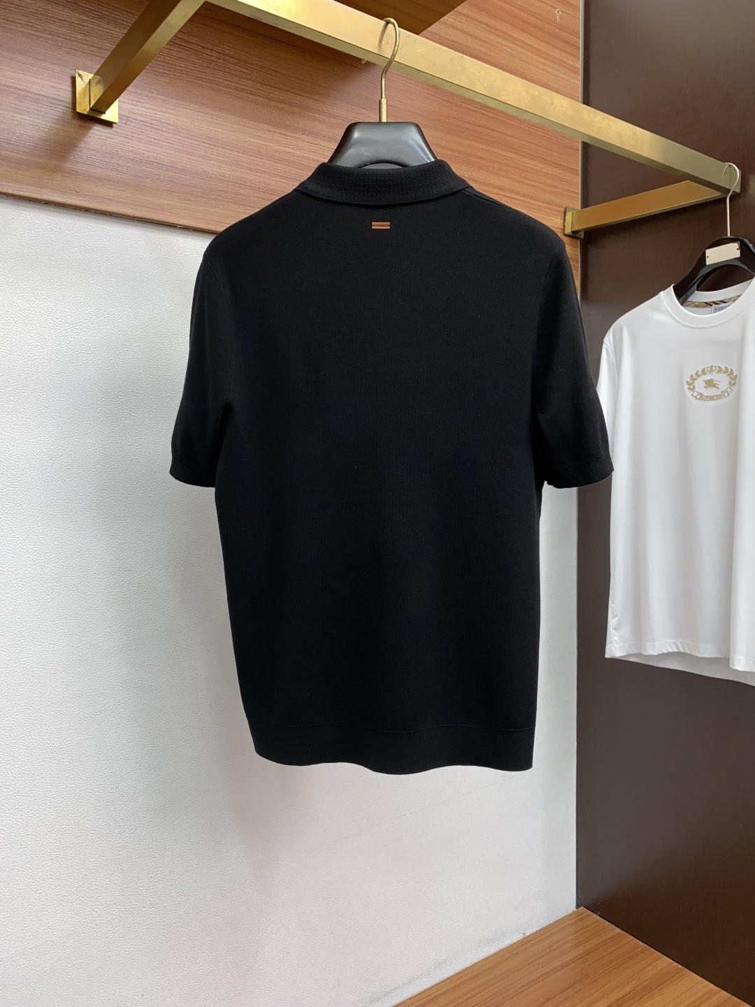 杰尼亚 男士高端简约翻领加厚针织毛衣短袖 ，香港洋行渠道货，纯正血统品质，25年秋冬 新款，经典王牌系列