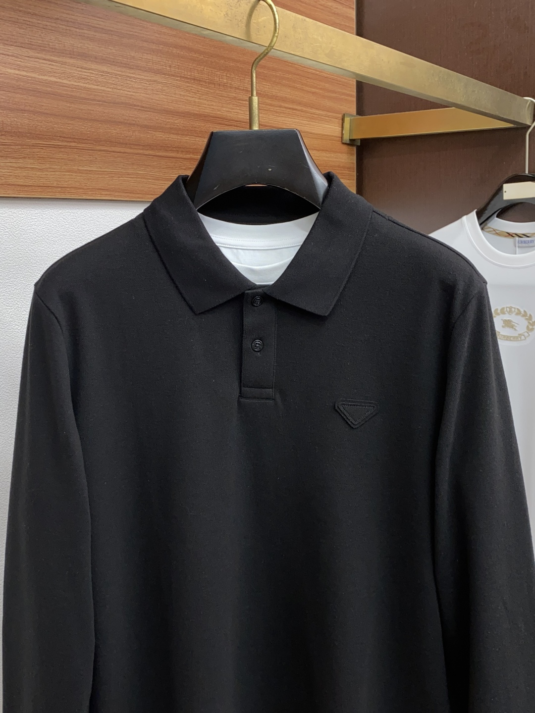 杰尼亚 2025ss新品时尚休闲翻领单穿商务休闲高档精纺纯长袖翻领 Polo衫 舒适保暖！抗起球👍🏼不刺