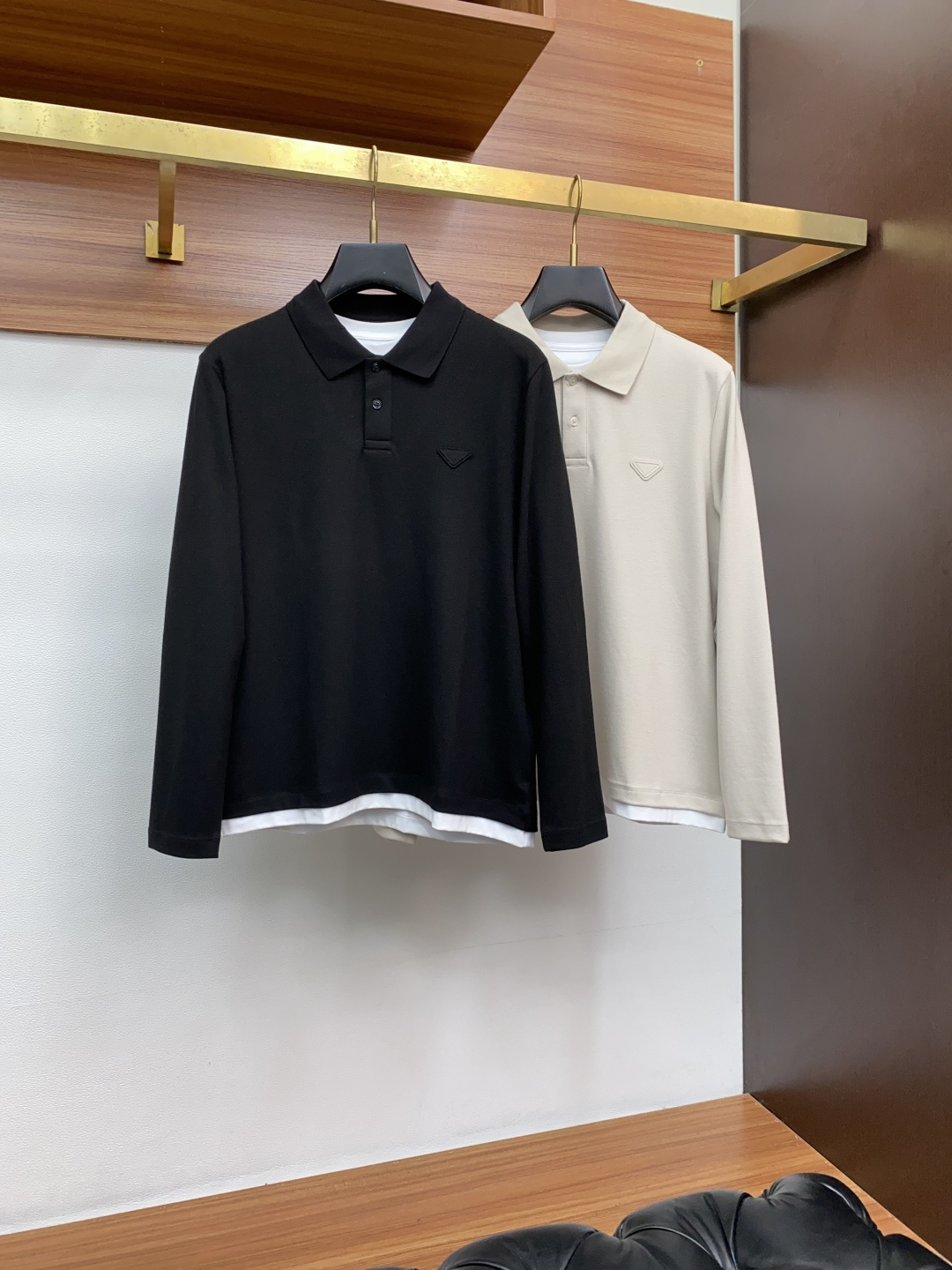 杰尼亚 2025ss新品时尚休闲翻领单穿商务休闲高档精纺纯长袖翻领 Polo衫 舒适保暖！抗起球👍🏼不刺