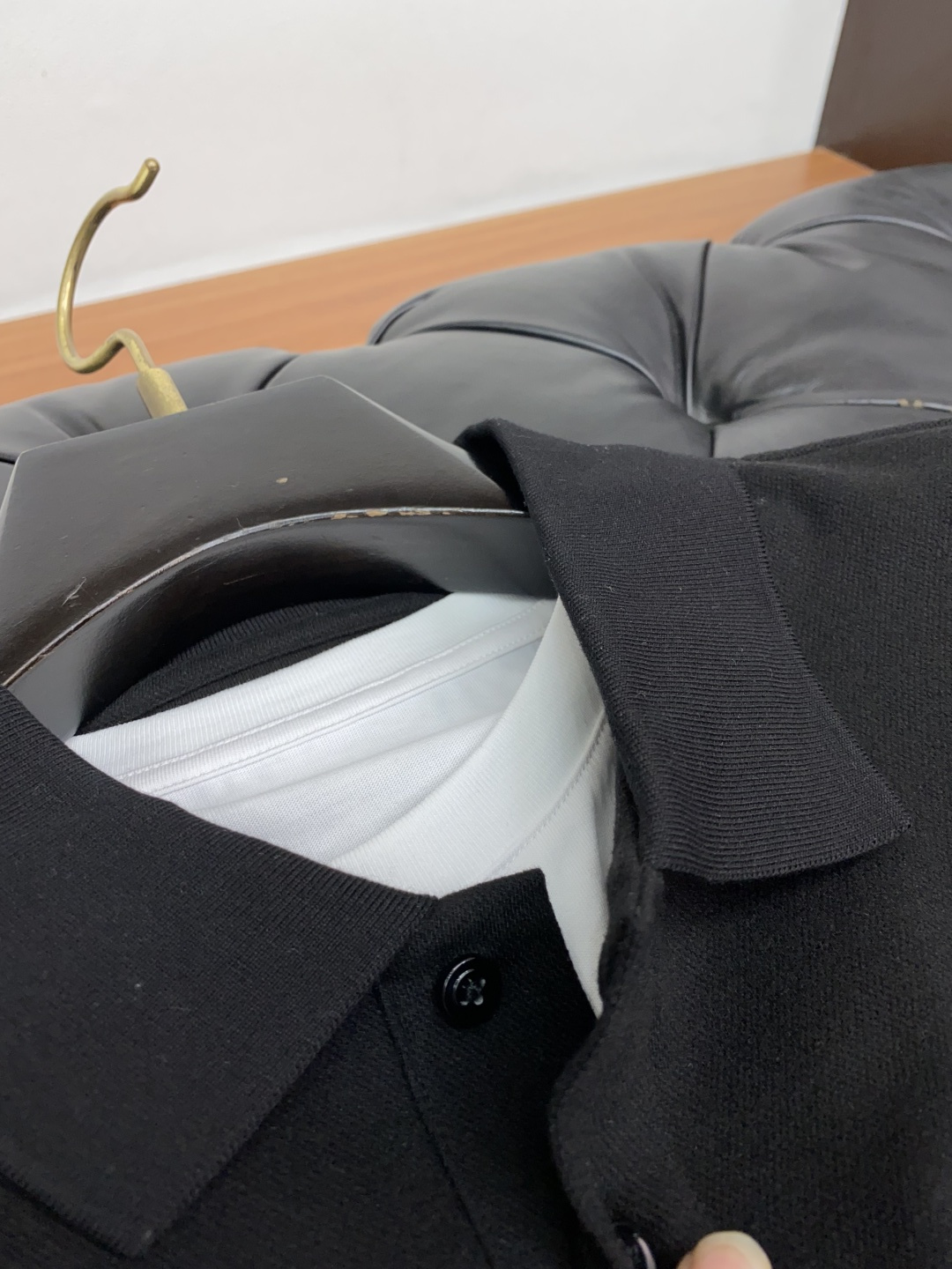 杰尼亚 2025ss新品时尚休闲翻领单穿商务休闲高档精纺纯长袖翻领 Polo衫 舒适保暖！抗起球👍🏼不刺