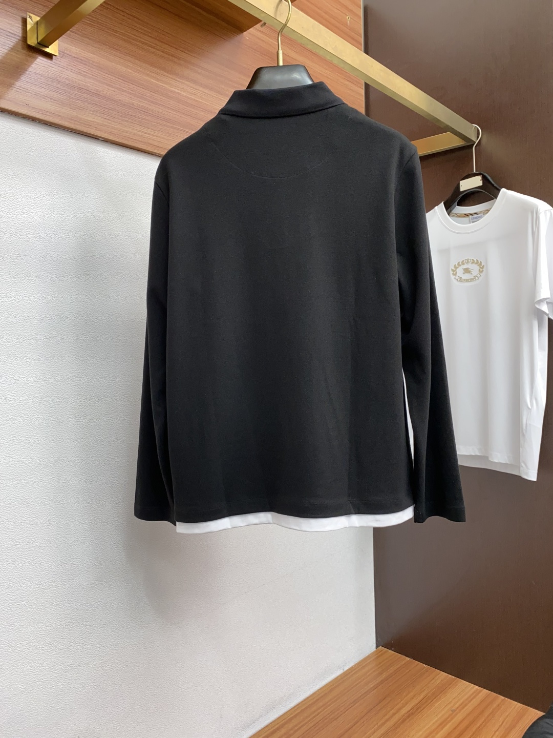 杰尼亚 2025ss新品时尚休闲翻领单穿商务休闲高档精纺纯长袖翻领 Polo衫 舒适保暖！抗起球👍🏼不刺