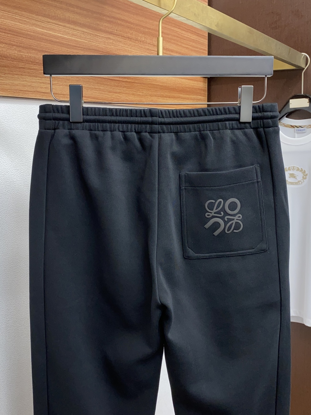 Loewe Men's Black Wool-Cashmere Blend Straight Leg Sweatpants 9 cmp i1757068301729 5837 0 3