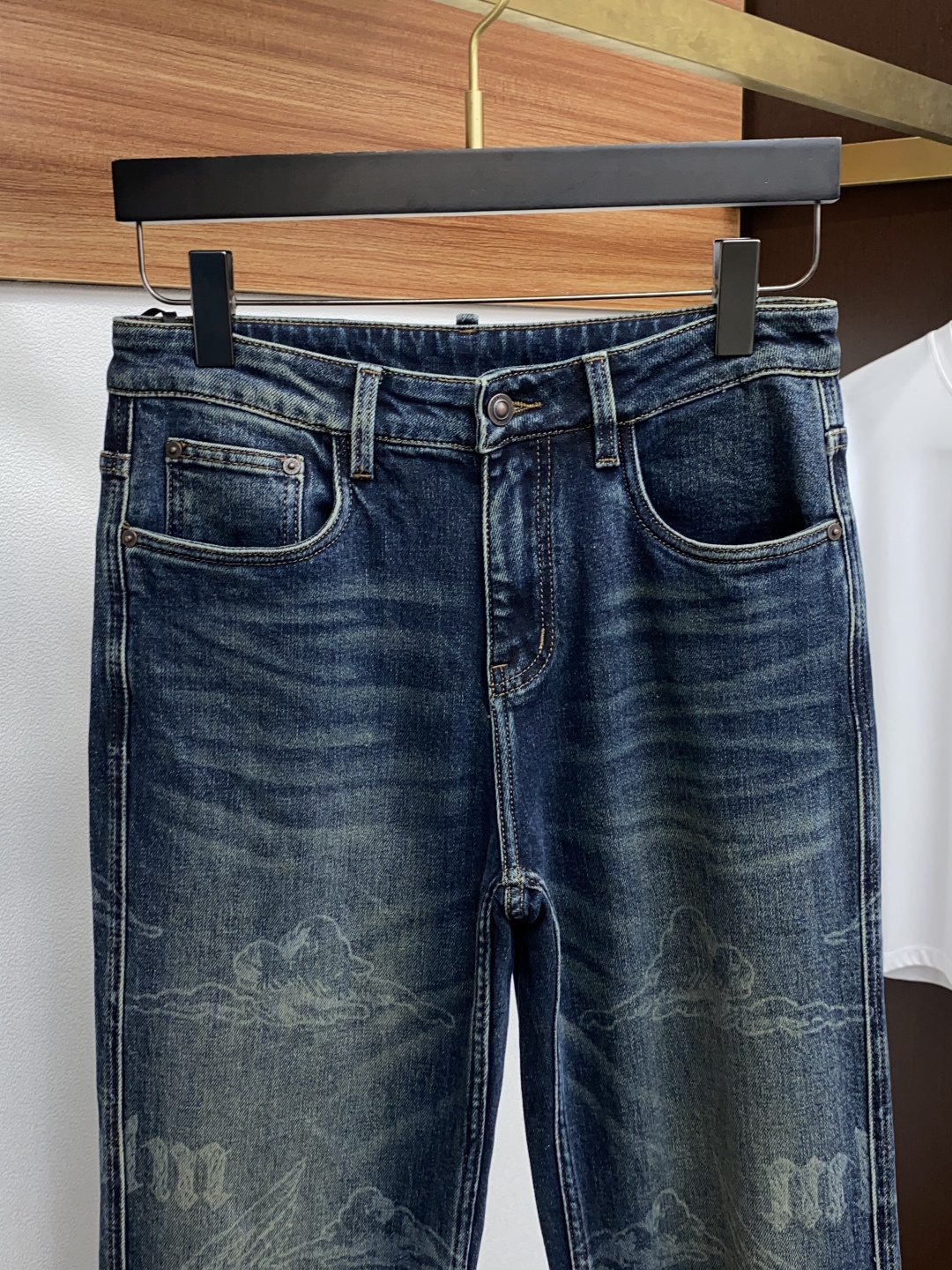 Designer Wool Blend Dark Wash Jeans - Slim Fit, Straight Leg, Sizes 29-38 4 cmp i1757069421165 4937 0 2