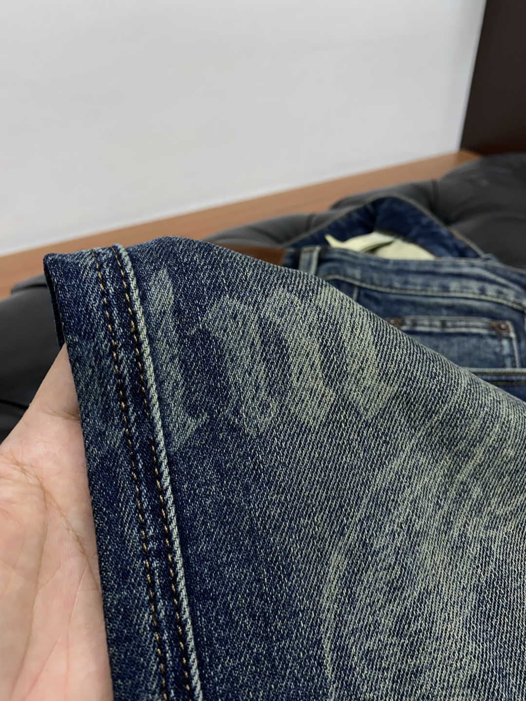 Designer Wool Blend Dark Wash Jeans - Slim Fit, Straight Leg, Sizes 29-38 8 cmp i1757069426067 3826 0 8