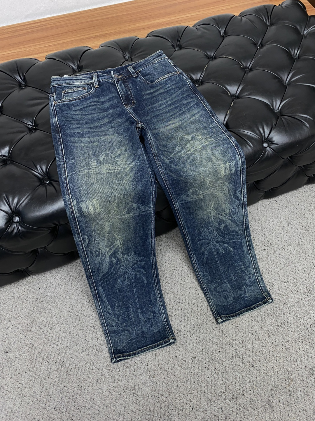 Designer Wool Blend Dark Wash Jeans - Slim Fit, Straight Leg, Sizes 29-38 5 cmp i1757069426137 5440 0 5