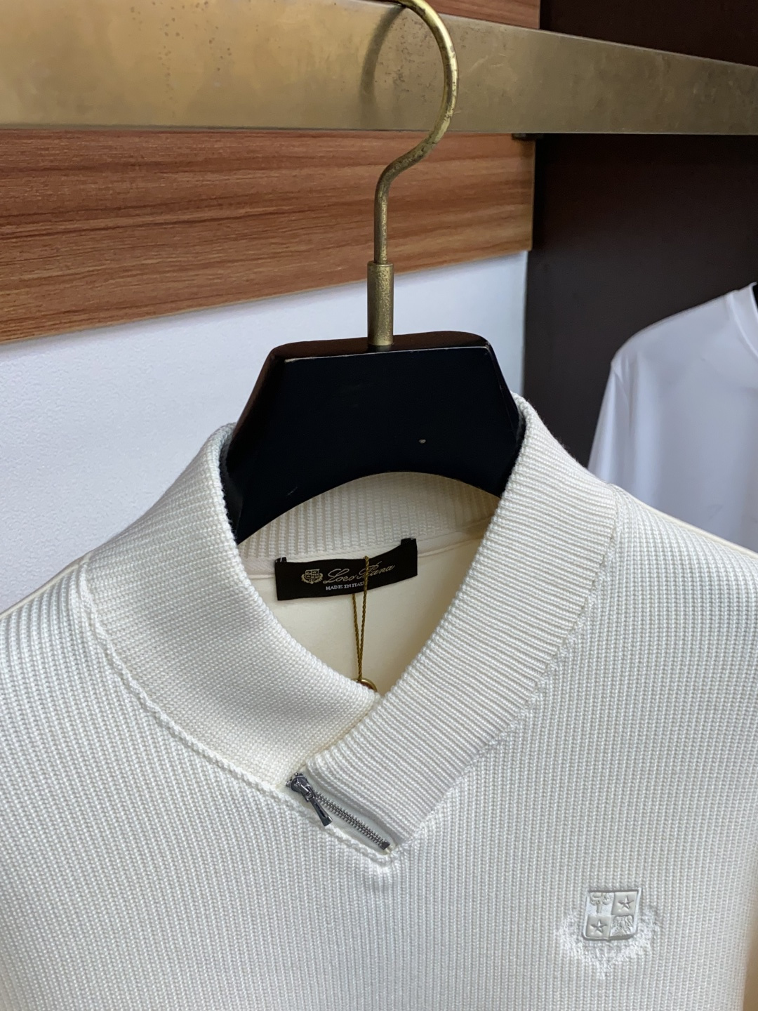 lP🆕 诺悠翩雅 家族男士高端简约圆领针织长袖拼接空气棉卫衣 ，香港洋行渠道货，纯正血统品质，25年秋冬