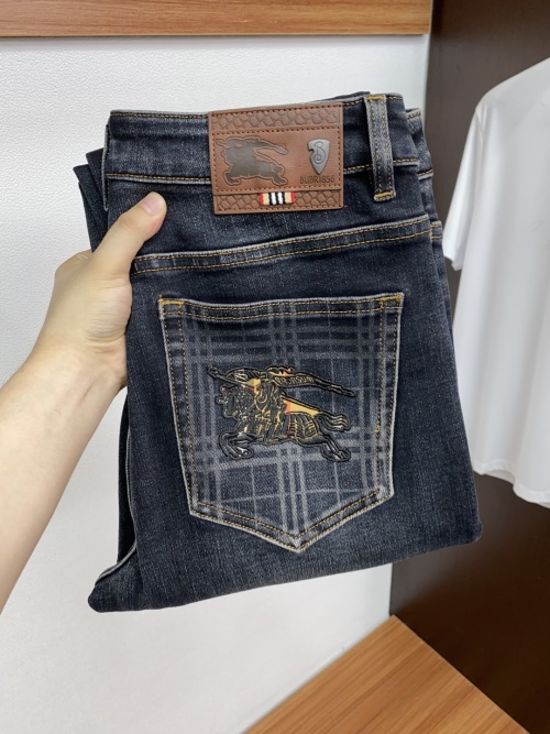 Burberry Men's Slim-Fit Jeans, Classic Denim with Signature Details 1 Burberry Men's Slim-Fit Jeans, Classic Denim with Signature Details