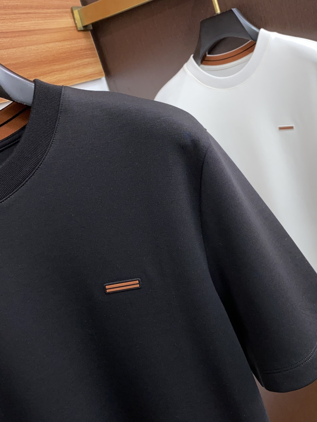 Zegna Men's Black Soft Cotton Blend Short Sleeve T-Shirt 5 cmp i1757595492396 8579 0 4