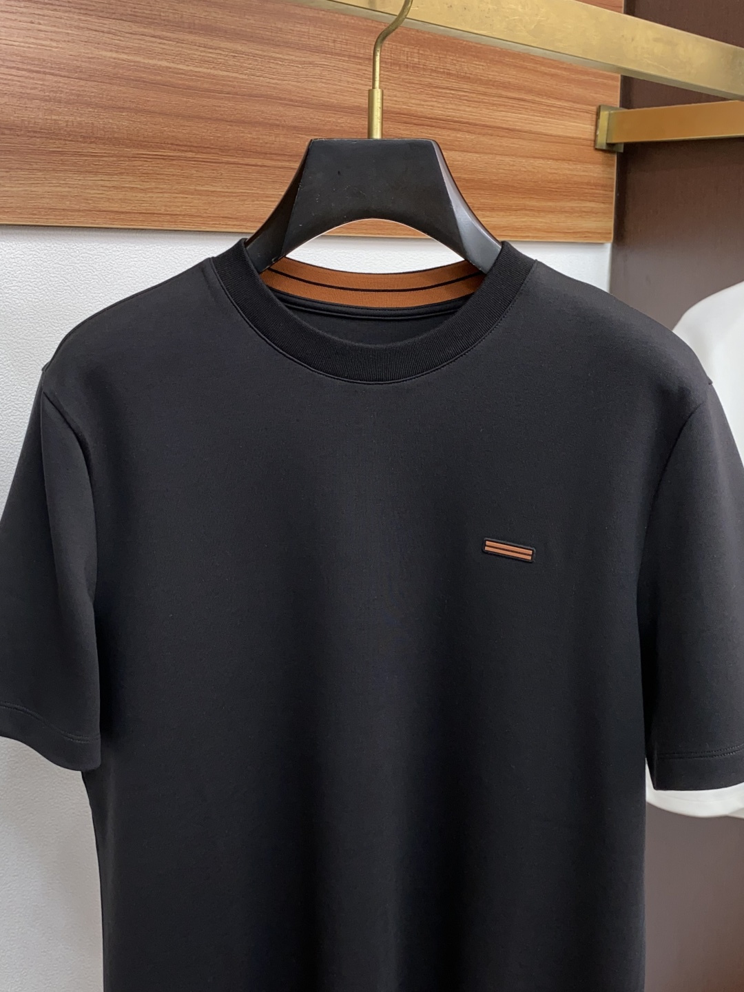 Zegna Men's Black Soft Cotton Blend Short Sleeve T-Shirt 3 cmp i1757595493216 4493 0 2