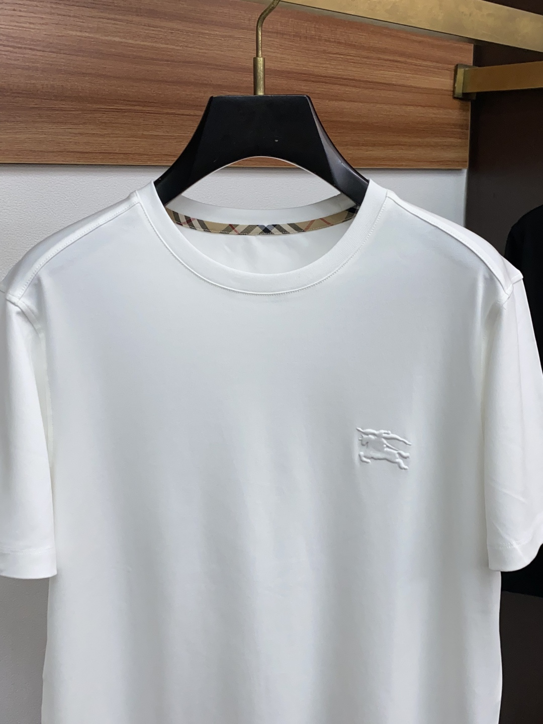 Burberry Men's White Short Sleeve T-Shirt with Logo Detail - Modern Fit 3 cmp i1757945097584 4571 0 1