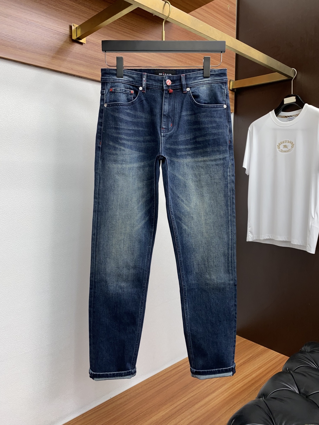 Kiton Men's Slim Fit Denim Jeans | Soft, Stretchy, and Durable 3 cmp i1758028204932 8797 0 1