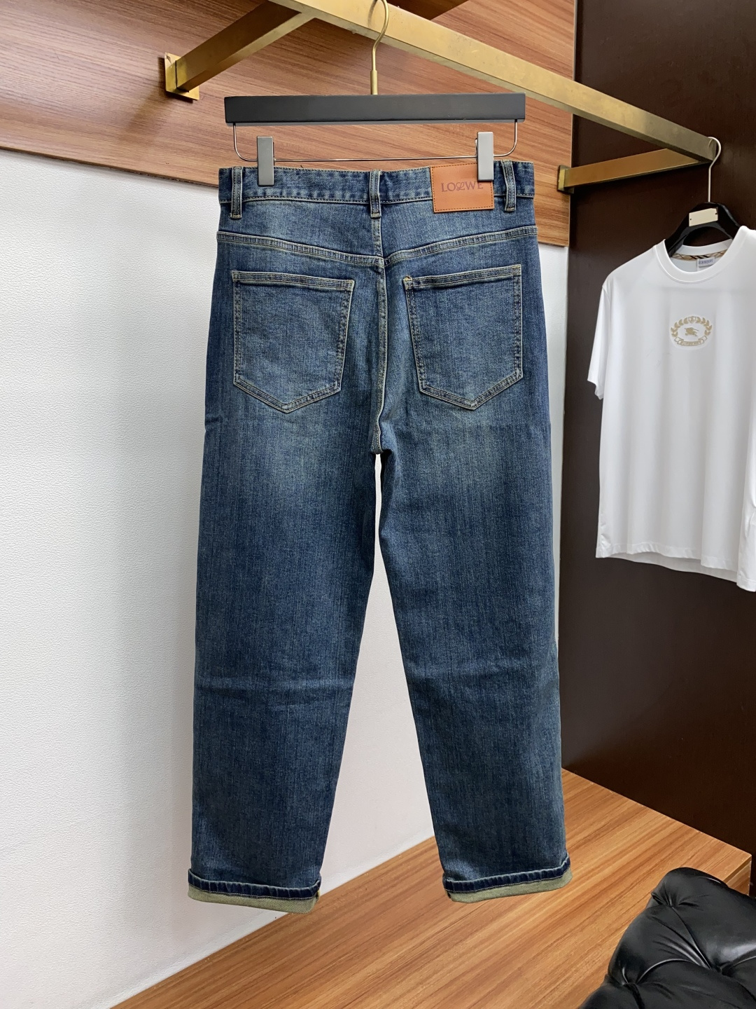 罗意威 25新款 市场独家订制进口丹宁牛仔面料 稀缺面料 超级舒服 工艺复杂四季款牛仔裤 针织牛从做旧 