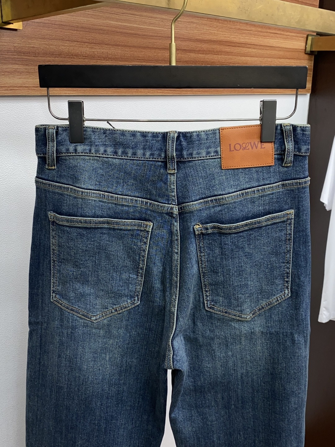 罗意威 25新款 市场独家订制进口丹宁牛仔面料 稀缺面料 超级舒服 工艺复杂四季款牛仔裤 针织牛从做旧 